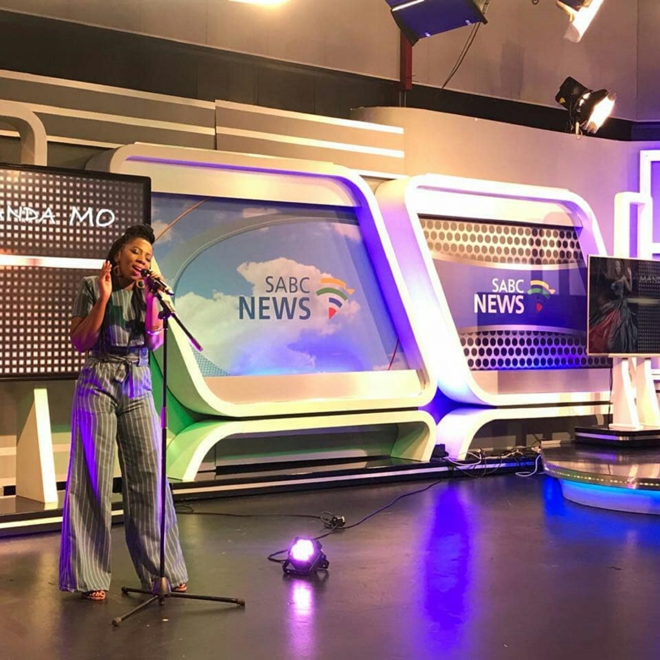 Amanda Mo Shines On SABC Morning Live Gcwala 99