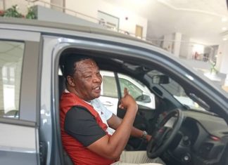 Major V involved in an accident