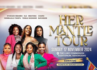 The TLC Event Centre is the new location for “Her Mantle Tour”!